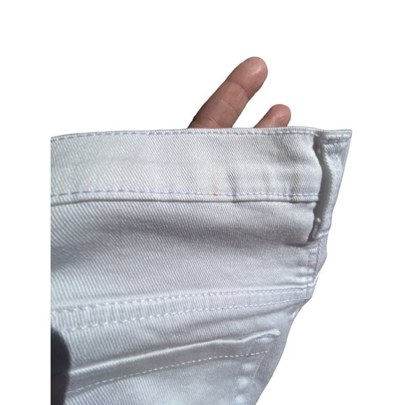 Gloria Vanderbilt, White, Amanda, Classic Fit, Tapered Leg Jeans, Size 12S - Picture 7 of 7